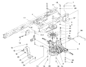Transaxle Assembly Diagram and Parts List for 5900001-5999999 - 1995 Toro Lawn Tractor