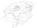 Page W Diagram and Parts List for 210000001-210999999 - 2001 Toro Lawn Tractor