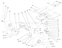 Page Z Diagram and Parts List for 210000001-210999999 - 2001 Toro Lawn Tractor