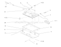 Battery Diagram and Parts List for 5900001-5999999 - 1995 Toro Lawn Tractor