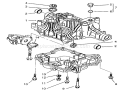 Transaxle Case Tuff Torq Transmission K61 (toro) Diagram and Parts List for 5900001-5999999 - 1995 Toro Lawn Tractor