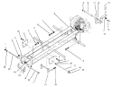 Frame & Hitches Diagram and Parts List for 4900001-4999999 - 1994 Toro