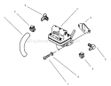 Fuel Pump Diagram and Parts List for 4900001-4999999 - 1994 Toro