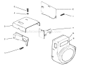 Baffles And Shrouds Diagram and Parts List for 4900001-4999999 - 1994 Toro