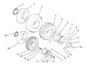 Page AJ Diagram and Parts List for 3900001-3999999 - 1993 Toro Lawn Tractor