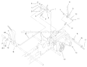 Brake System Assembly Diagram and Parts List for 9900001-9999999 - 1999 Toro Lawn Tractor