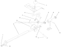 Hi-Lo Shift Assembly Diagram and Parts List for 8900001-8999999 - 1998 Toro Lawn Tractor