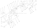 Hydro Lift Lower Assembly Diagram and Parts List for 8900001-8999999 - 1998 Toro Lawn Tractor