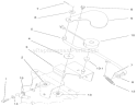 Cruise Control Assembly Diagram and Parts List for 8900001-8999999 - 1998 Toro Lawn Tractor