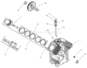 Group 2-Crankcase Diagram and Parts List for 000000001-000999999 - 2000 Toro Lawn Tractor