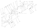 Lower Hydro Lift Assembly Diagram and Parts List for 000000001-000999999 - 2000 Toro Lawn Tractor