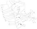 Upper Hydro Lift Assembly Diagram and Parts List for 000000001-000999999 - 2000 Toro Lawn Tractor