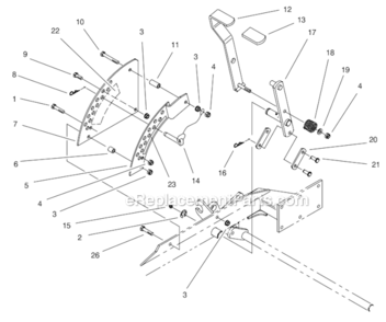 Part Location Diagram of 1-653140 Toro DECAL-DECK HEIGHT, OUTER