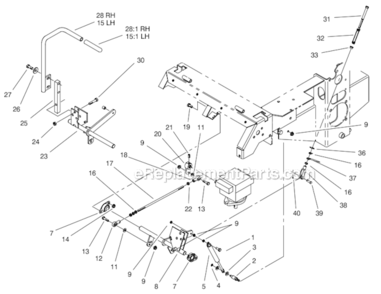 Part Location Diagram of 1-803022 Toro Screw-Set