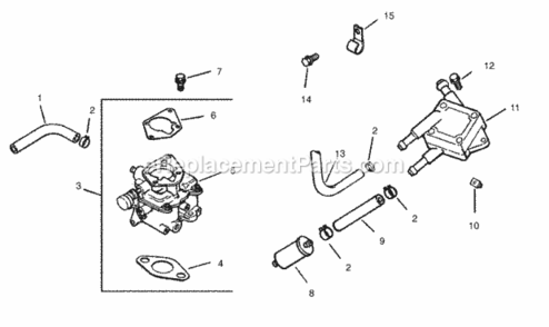 Part Location Diagram of 2475702S Tecumseh Kit, Float