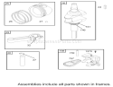 Crankshaft Assembly Diagram and Parts List for 240000894-240999999 - 2004 Toro