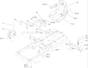 Seat Assembly Diagram and Parts List for 260020000-260999999 - 2006 Toro Lawn Tractor