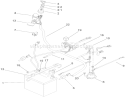 Electrical Assembly Diagram and Parts List for 250000001-250999999 - 2005 Toro Lawn Tractor