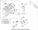 Cylinder Assembly Diagram and Parts List for 250000001-250999999 - 2005 Toro Lawn Tractor