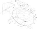 42 Inch Deck Assembly Diagram and Parts List for 290000505-290999999 - 2009 Toro Lawn Tractor