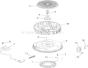 Ignition and Electrical Assembly Diagram and Parts List for 290000505-290999999 - 2009 Toro Lawn Tractor