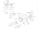 Crankcase Assembly Diagram and Parts List for 290000001-290999999 - 2009 Toro Lawn Tractor