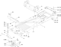 Frame Assembly Diagram and Parts List for 290000505-290999999 - 2009 Toro Lawn Tractor