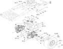 Hydro Drive Assembly Diagram and Parts List for 290000505-290999999 - 2009 Toro Lawn Tractor