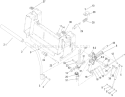 Part Location Diagram of 110-6815 Toro Lh Handle Asm