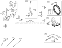 Governor Assembly Diagram and Parts List for 250000001-250999999 - 2005 Toro