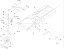 Frame Assembly Diagram and Parts List for 260020000-260999999 - 2006 Toro Lawn Tractor