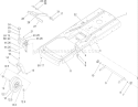Frame Assembly Diagram and Parts List for 270000001-270999999 - 2007 Toro Lawn Tractor