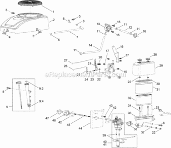Part Location Diagram of 120-4357 Toro Bracket-Pump, Fuel