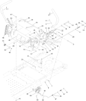 Part Location Diagram of 121-2977 Toro Rod-brake, Wide (lh)