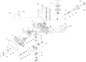 Rh Hydro Transaxle Assembly Diagram and Parts List for 312000001-312999999 Toro Lawn Tractor