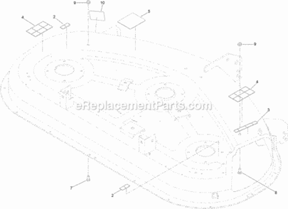 50_Inch_Deck_Decal_Assembly_No_119-8841 Diagram and Parts List for 314000001 - 314999999 Toro Lawn Tractor