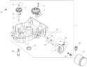 Oil Pan and Lubrication Assembly Diagram and Parts List for 290000001-290999999 - 2009 Toro Lawn Tractor