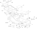 54 Inch Deck Assembly Diagram and Parts List for 290000001-290999999 - 2009 Toro Lawn Tractor