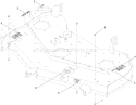 Deck and Decal Assembly Diagram and Parts List for 290000001-290999999 - 2009 Toro Lawn Tractor