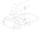 Fuel Delivery System Diagram and Parts List for 310000001-310999999 - 2010 Toro Lawn Tractor