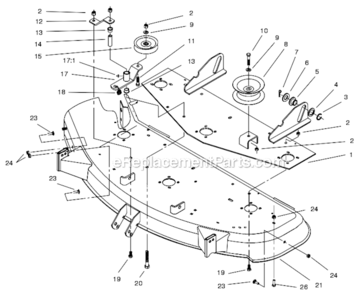 Reinforcement_Plate_Assembly Diagram and Parts List for 210000001 Toro Lawn Mower