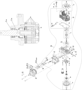 Part Location Diagram of 116-1370 Toro TUBE SEAL KIT
