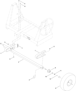 Part Location Diagram of ST26971 Toro Spring-Leaf