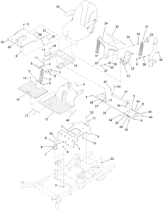 Part Location Diagram of 133-5193 Toro Shock/Spring Asm