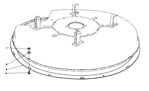 Wet Grass Bagging Kit No. 38-5730 (Optional) Diagram and Parts List for 6000001 - 6999999 Toro Lawn Tractor