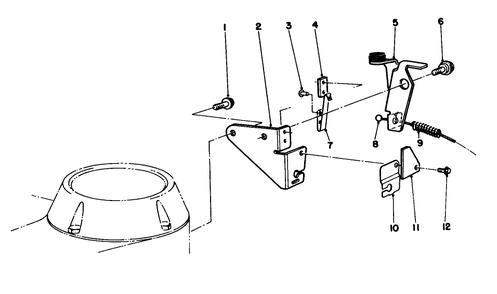 Part Location Diagram of 3231-6 Toro SCREW-CARR