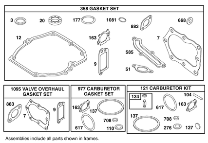 Engine Briggs & Stratton Model 12h802-1767-E1 Diagram and Parts List for 9900001 - 9999999 Toro Lawn Mower
