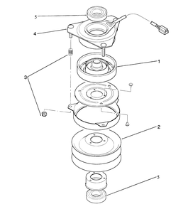 Clutch Assembly 78-6990 Diagram and Parts List for 1000001 - 1999999 Toro Lawn Tractor
