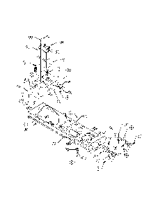 Frame/battery Diagram and Parts List for  Toro Lawn Tractor