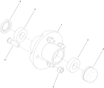 Part Location Diagram of ST34573 Toro Cap-Dust